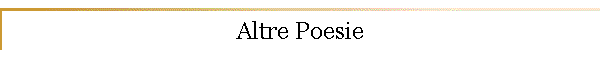 Altre Poesie