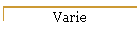 Varie